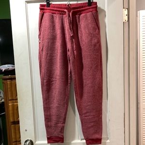 Soft Serve Clothing burgundy joggers. Never worn. Size xl